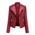 Vilma Women Short High Quality Leather Jacket - Vestir en Moda