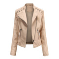 Vilma Women Short High Quality Leather Jacket - Vestir en Moda