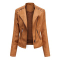 Vilma Women Short High Quality Leather Jacket - Vestir en Moda