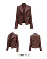 Vilma Women Short High Quality Leather Jacket - Vestir en Moda