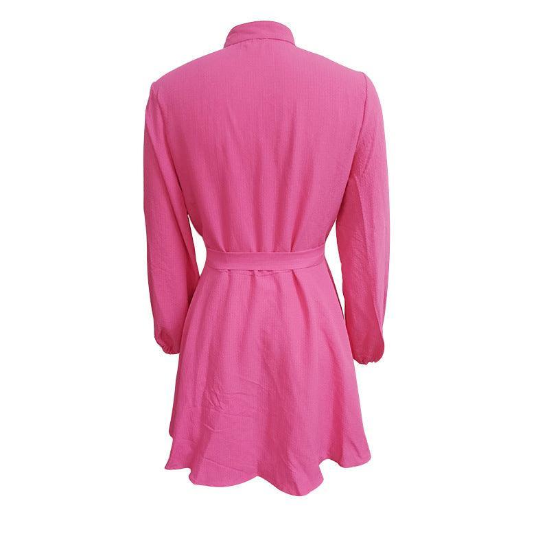 Wanda Women Autumn Winter Solid Dresses - Vestir en Moda