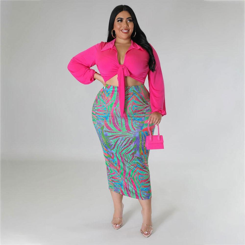 Willow Plus Size Young Hip Bag Collared Outfit - Vestir en Moda