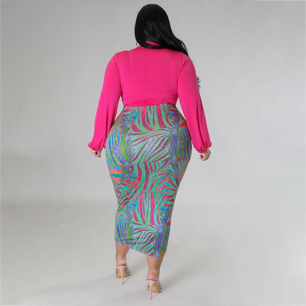 Willow Plus Size Young Hip Bag Collared Outfit - Vestir en Moda