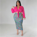 Willow Plus Size Young Hip Bag Collared Outfit - Vestir en Moda