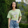 Ximena Cartoon Semir Short Sleeved T-Shirt - Vestir en Moda