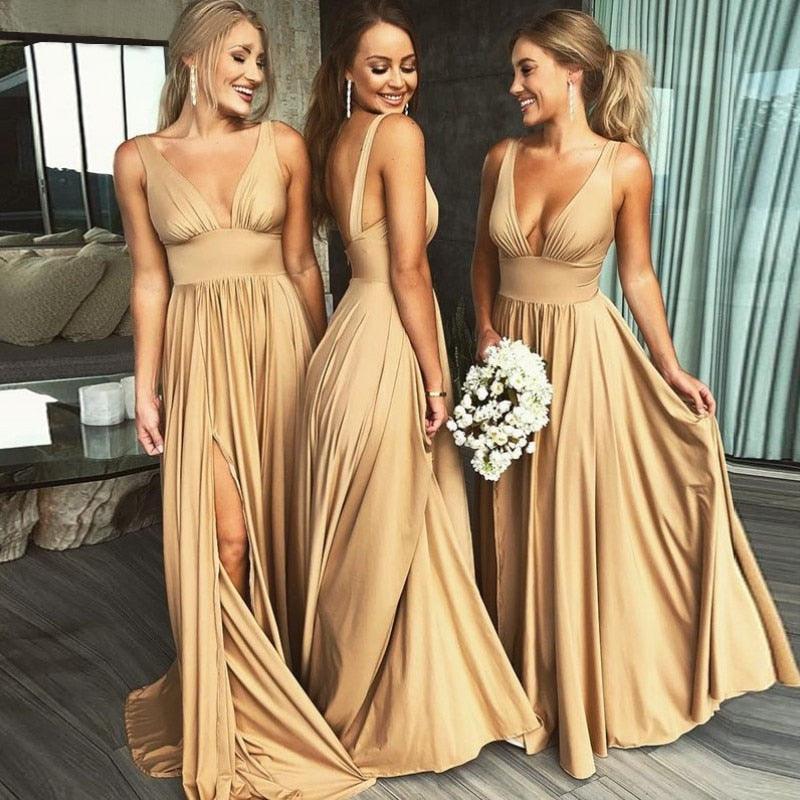 Yazmin Women Sexy Neck Sleeveless Dresses - Vestir en Moda