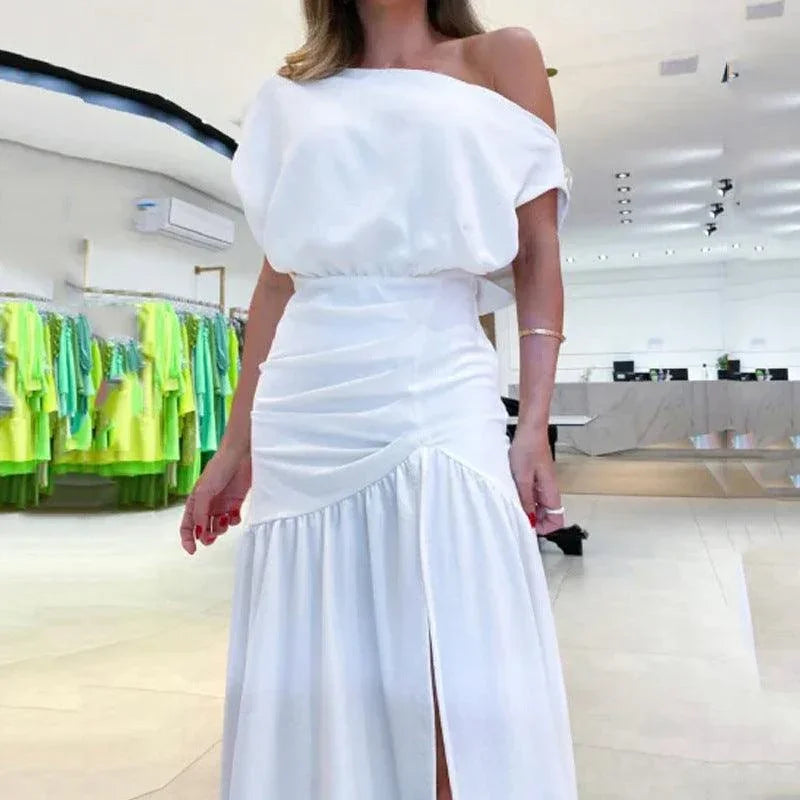 Yumara Women Clothing Shoulder Fitted Dresses - Vestir en Moda