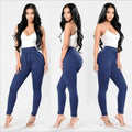 Zahra Stretch Pencil High Waist Sweatpants Lace Up Long Trousers - Vestir en Moda