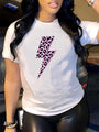 Zoe Lightning Leopard Summer Trending Tees - Vestir en Moda