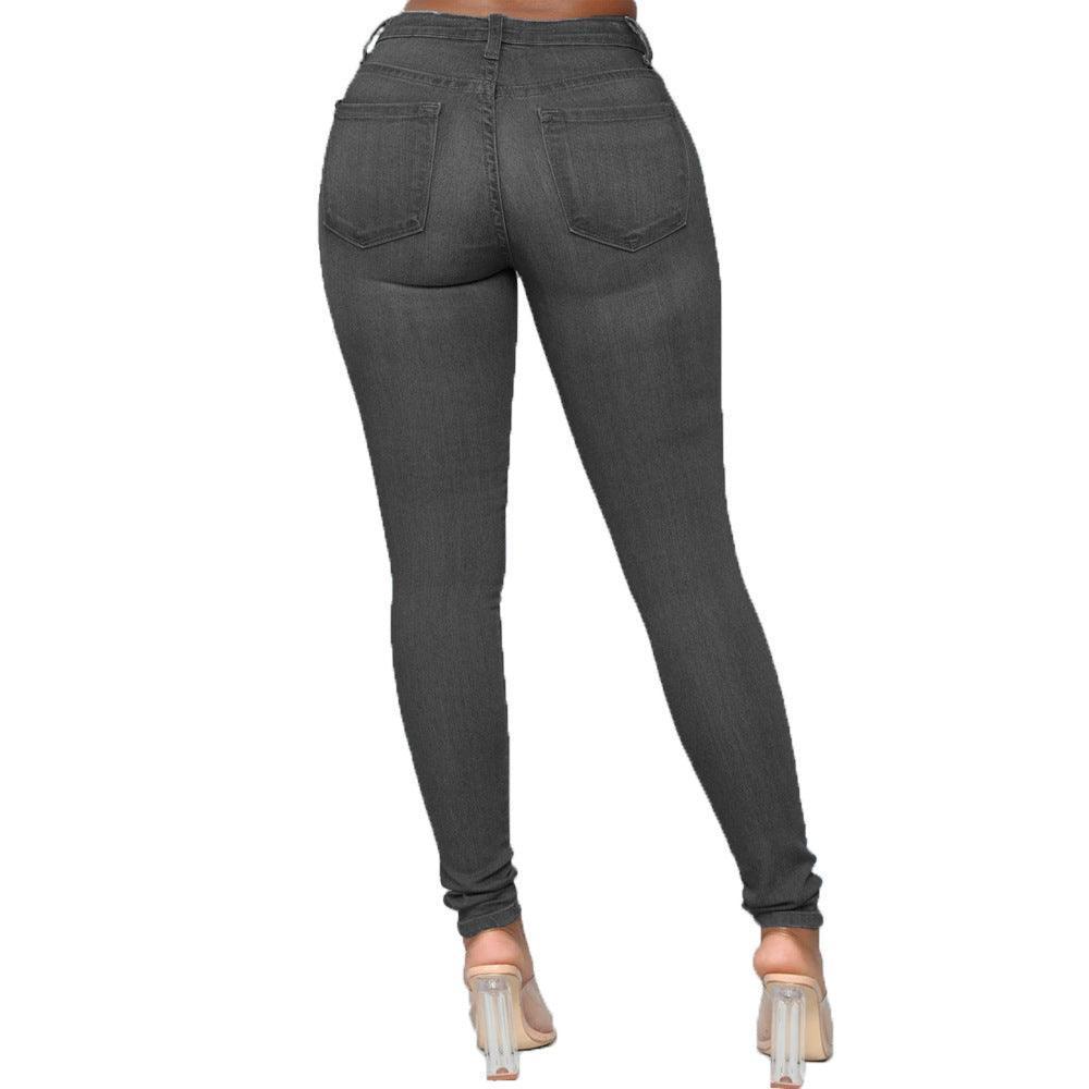 Zuri Elastic Required Fashion Wear High Rise Jeans Plus Size Denim - Vestir en Moda