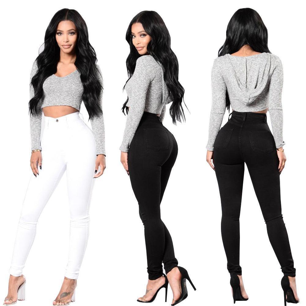 Zuri Elastic Required Fashion Wear High Rise Jeans Plus Size Denim - Vestir en Moda