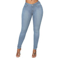 Zuri Elastic Required Fashion Wear High Rise Jeans Plus Size Denim - Vestir en Moda