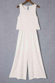 Christina Round Neck Sleeveless Jumpsuit - Vestir en Moda