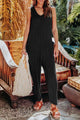 Yuddit Double Take Full Size Sleeveless Straight Jumpsuits