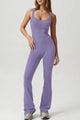 Vanessa Square Neck Sleeveless Sports Jumpsuits