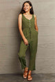 Katrina Tied Sleeveless Jumpsuits with