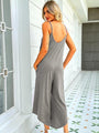 Estefani Spaghetti Strap Pocketed Jumpsuits