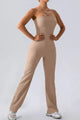 Veronica Sleeveless Straight Active Jumpsuits