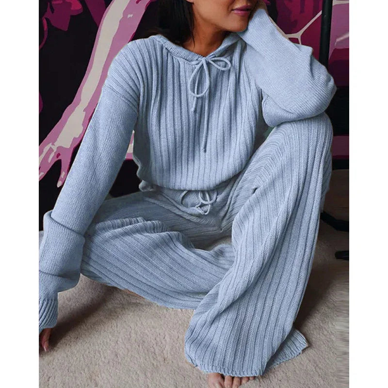 Isabella Women's Long Sleeve Loose Casual Home 2 Pieces Sets