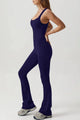 Vanessa Square Neck Sleeveless Sports Jumpsuits