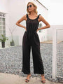 Beba Round Neck Sleeveless Jumpsuits with
