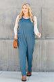 Yuddit Double Take Full Size Sleeveless Straight Jumpsuits