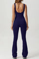 Vanessa Square Neck Sleeveless Sports Jumpsuits