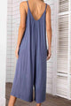 Carolina Spaghetti Strap Scoop Neck Jumpsuits