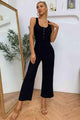 Amoura Sleeveless Straight Leg Jumpsuit - Vestir en Moda