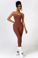 Sonya Open Back Spaghetti Strap Sports Jumpsuits