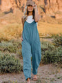 Carolina Double Take  V-Neck Sleeveless Jumpsuits