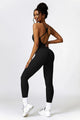 Sonya Open Back Spaghetti Strap Sports Jumpsuits