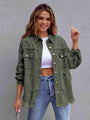 Esperanza Distressed Drop Shoulder Jacket