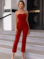 Galilea Sweetheart Neck Sleeveless Jumpsuit - Vestir en Moda