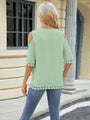 Teresa Cold Shoulder Half Sleeve Blouse