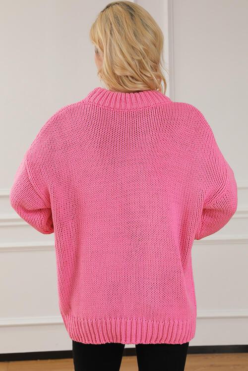 Olivia Round Neck Long Sleeve Sweater