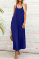 Carolina Spaghetti Strap Scoop Neck Jumpsuits
