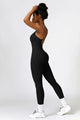 Sonya Open Back Spaghetti Strap Sports Jumpsuits
