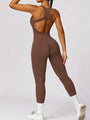 Fabiana Cutout Racerback Active Jumpsuits