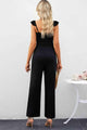 Cristina Smocked Square Neck Wide Leg Jumpsuits