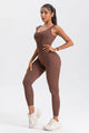 Yuddy Wide Strap Sleeveless Active Jumpsuits
