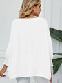 Monica Smocked Lantern Sleeve Round Neck Blouse