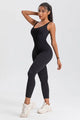 Yuddy Wide Strap Sleeveless Active Jumpsuits