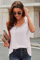 Ericka V-Neck Lace Tank Top