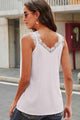 Ericka V-Neck Lace Tank Top