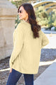 Valeria Ribbed Round Neck Long Sleeve Sweater