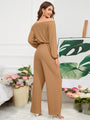 Kori Off Shoulder Straight Leg Jumpsuit - Vestir en Moda