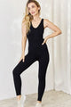 Vanessa Zenana V-Neck Sleeveless Jumpsuits