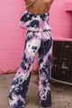 Factima Tie-Dye Layered Strapless Jumpsuits