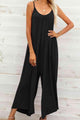 Carolina Spaghetti Strap Scoop Neck Jumpsuits